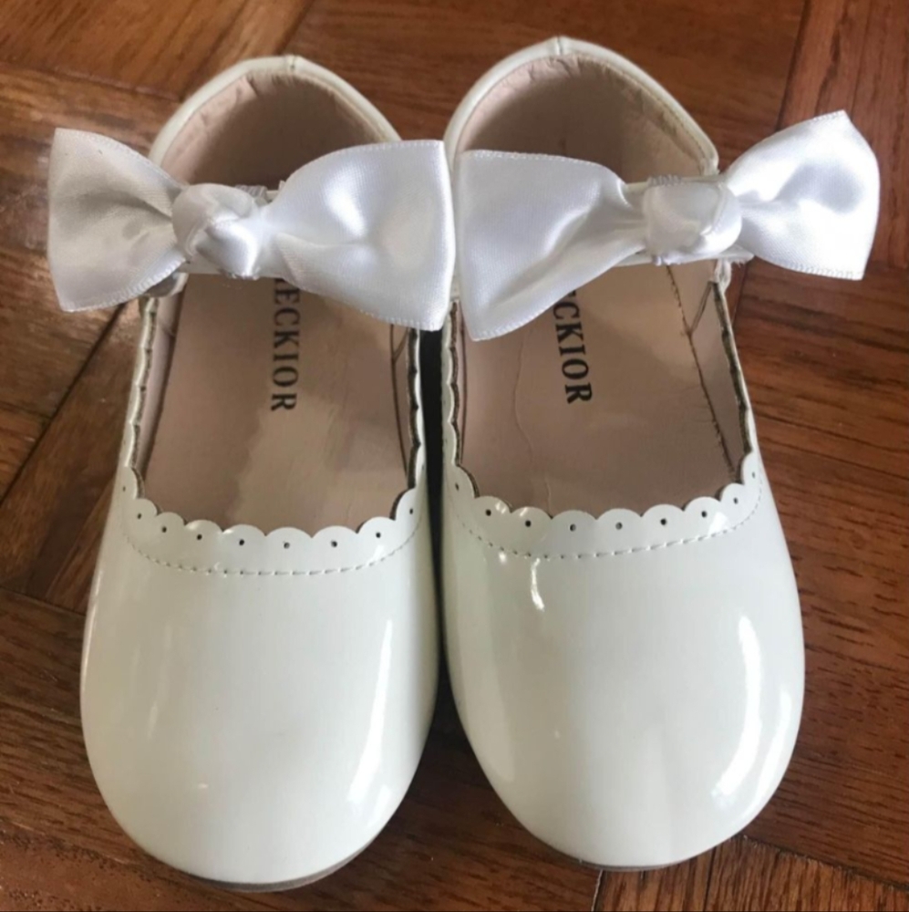 White patent dress shoes toddler 8.5